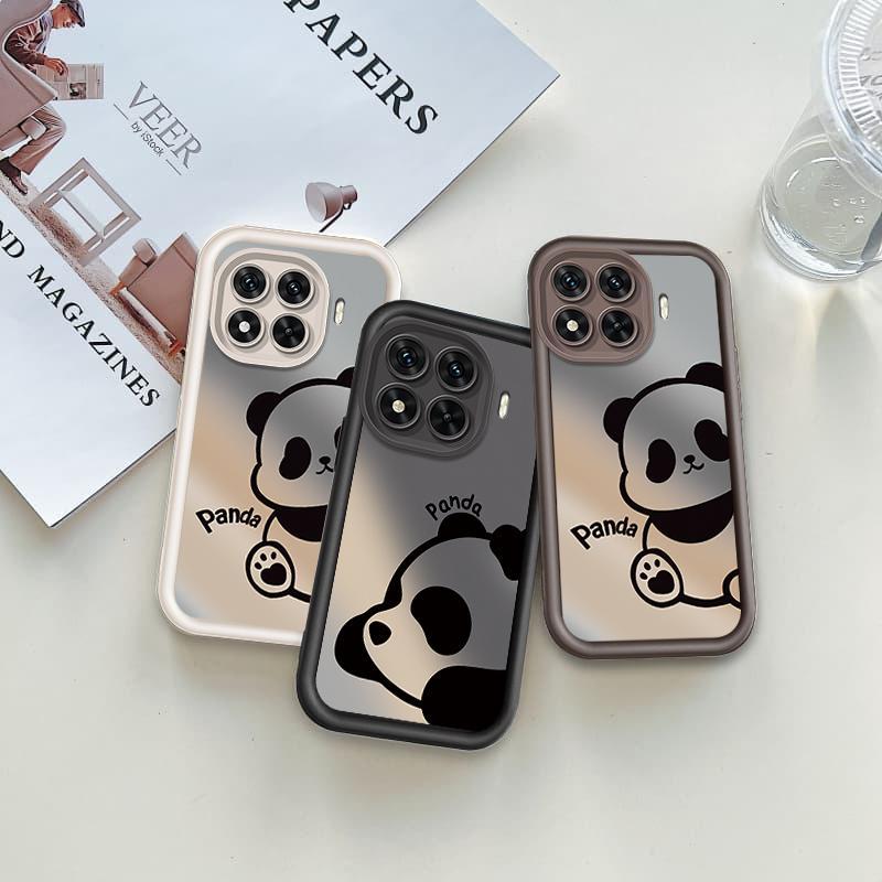 Ốp Lưng Cho Xiaomi 11T 13T 14T 15T Pro Hoạt Hình Silicon Mềm TPU Gấu Trúc Mắt Thiên Thần Vỏ Điện Thoại Chống Sốc