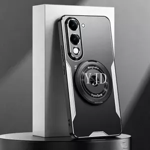 Ốp Lưng Samsung Galaxy A57 A37 A27 A17 A07 Hợp Kim Nhôm Kim Loại 360° Ốp điện thoại chống rơi giá đỡ xoay