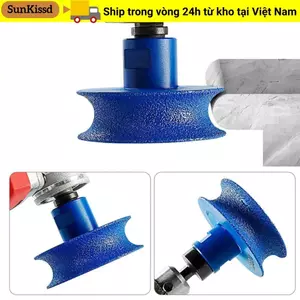 SUNKISSD Bánh mài cạnh bán nguyệt, Đĩa mài góc Đĩa mài đá lõm di động, Viền gạch men đa chức năng 10 / 20mm