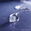 Aurora Cube Đường Mặt Dây Chuyền Vòng Cổ Áo Pha Lê Khối Xương Đòn Dây Chuyền Thời Trang Đơn Giản Niche Thiết Kế Vòng Cổ Nữ