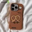Ốp Điện Thoại Da PU Bánh Mì Dễ Thương Cho Vivo S50 S30 Pro MIni Y500i T5X Y29 Y29S Y04 T4 Pro IQOO Z11X 5G 4G Cặp Đôi Vỏ Mềm Chống Rơi