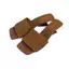 TT 2026 Phong Cách Mới Mũi Vuông Ống Hút Dép Nữ Dệt Flip-Flops Dép Nêm Dép