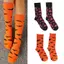 Tất Lễ Hội Halloween Cotton Sáng Tạo với Hình Bí Ngô và Mắt Cá