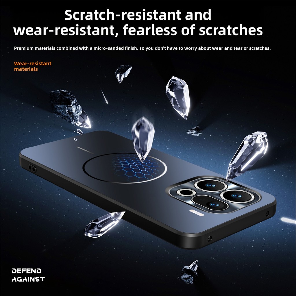 Ốp Mim Cho OPPO Find X9 Pro FindX9 Vỏ Băng Từ Tính Độ Nét Cao Ống Kính Phim Ốp Lưng Điện Thoại Chống Sốc Vỏ Cứng