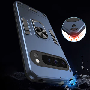 Dành Cho Google Pixel 9 / 9 Pro / 9 Pro XL Vỏ Giáp Chắc Chắn Có Giá Đỡ Nhẫn Chân Đế Vỏ Bảo Vệ