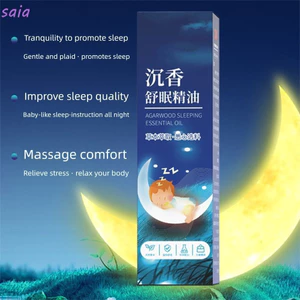 Dầu hỗ trợ giấc ngủ SAIA, Tinh dầu giảm căng thẳng thần kinh để ngủ sâu, Hương thơm hoa oải hương cải thiện lo âu tâm thần Giúp làm dịu giấc ngủ Tinh dầu gia đình