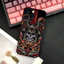 TP-2 Oni Hannya Samurai Demon Ốp Lưng Điện Thoại IPhone 17 16 15 14 13 12 11 Pro Max Plus Mini Đen Mờ Vỏ Mềm Funda