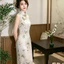Đầm sườn xám phong cách Trung Hoa tinh tế, phù hợp cho các dịp retro và thời trang hiện đại