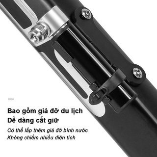 Bơm Xe Đạp Mini Hợp Kim Nhôm Van Kép Cho Xe Đạp Thể Thao Ngoài Trời