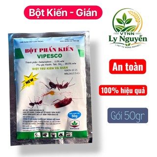 Bột Phấn Kiến Vipesco 50g Trừ Kiến Và Gián Tận Gốc, Hiệu Quả Nhanh, Dễ Sử Dụng Tại Nhà