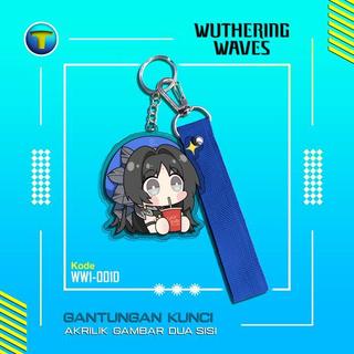 Gantungan kunci Wuthering Waves Yangyang keychain ganci akrilik game gamers kuro games merchandise - WW1-001. - WW1-001A