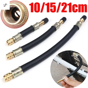 Ống lạm phát van lốp cao su linh hoạt - Ống nối dài 10 / 15 / 21cm cho ô tô Xe máy Xe đạp