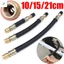 Ống lạm phát van lốp cao su linh hoạt - Ống nối dài 10 / 15 / 21cm cho ô tô Xe máy Xe đạp