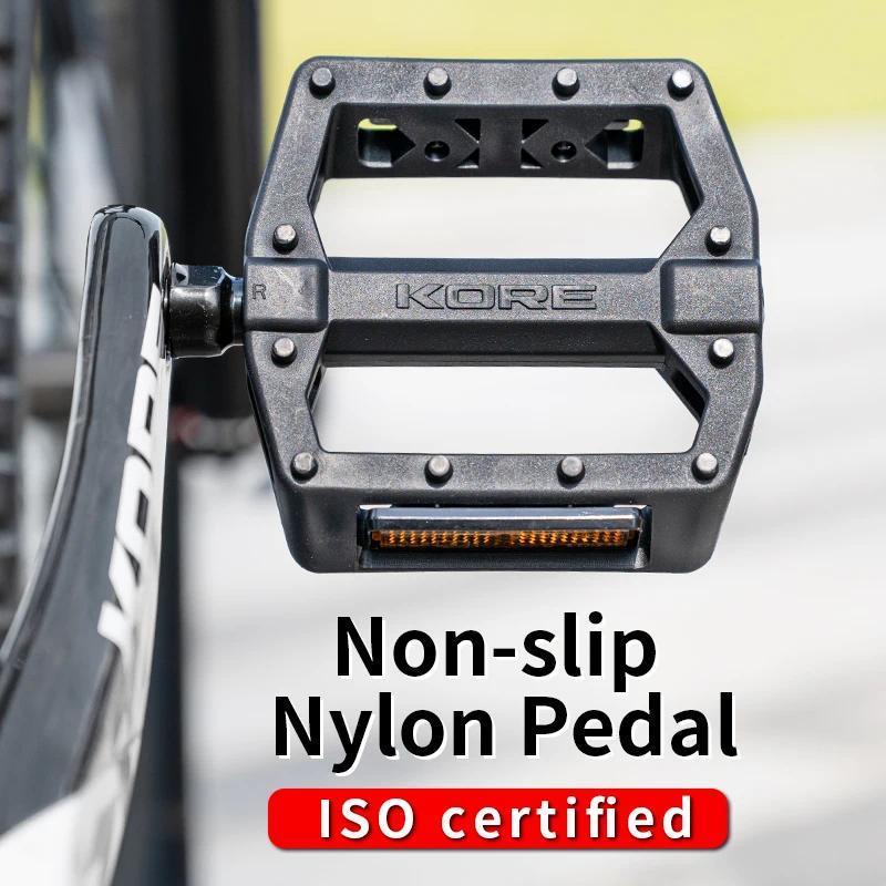 KORE K916 Bàn Đạp Xe Đạp Chống Trơn Trượt Siêu Nhẹ Nylon, Phù Hợp Cho BMX Và Đường Bộ