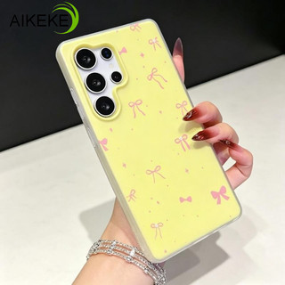 Ốp Điện Thoại Màu Kẹo Nơ Grace Đơn Giản Cho Realme 16 Pro Plus 15T 15X 15 Pro 14 Pro Plus Lite 14T 14X 13 Pro 4G 5G Matte Casing Sweet 2 in1 Bìa Cứng