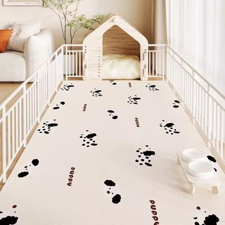 Thảm cho chó hoạt hình, Thảm cho chó Playpen Pee cho chó con Mèo, Thảm trải sàn cho thú cưng PVC chống thấm nước| Dễ dàng làm sạch, chống trượt và chống bẩn
