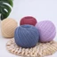 CATMALLER88 50g / Ren bi, Sợi mỏng Xoắn mạnh Sợi móc, Kích thước đầy màu sắc 6 Sợi thêu Cotton nguyên chất DIY Móc