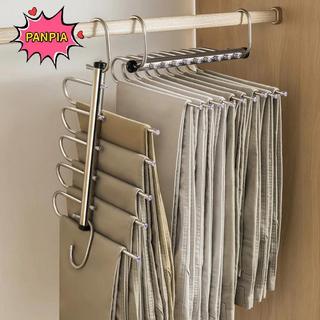 ⚡12h⚡[PNPIA] Móc treo gấp 5/9 lớp bằng thép không gỉ cho tủ quần áo – tiết kiệm không gian, dùng cho quần jean, khăn, áo