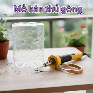 Mini Hàn Sắt 60W 220V Bút Điện Làm Nóng Nhanh Ổn Định Nhiệt Nhựa Sửa Chữa Thủ Công Dụng Cụ