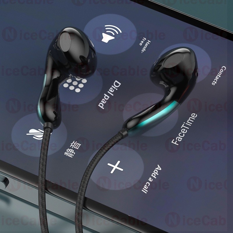 Tai nghe có dây trong tai Đa chức năng Âm thanh vòm 9D Chất lượng âm thanh HiFi Giao tiếp rõ ràng Giảm tiếng ồn Tai nghe có dây 3,5MM AUX Type C