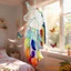 Dream Catchers Hình Ngựa Lông Vũ Chuông Gió Treo Trang Trí Cho Phòng Ngủ Gia Đình Trang Trí Phòng Khách