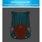 🏕️ Ba Lô Ngoài Trời Nhẹ 20L | Trọng Lượng 0.24kg, Có Thể Chứa Bao Nước, Chống Thấm Kháng Mài, Dành Cho Leo Núi, Đạp Xe & Du Lịch — ảnh 4