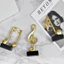 Bắc Âu Hiện Đại Trang Trí Nhà Cửa Hiển Thị Âm Nhạc Note Piano Đứng Trang Trí