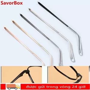 SAVORBOX Kính Cánh Tay, Dụng Cụ Sửa Chữa Chân Trong Suốt Thay Thế Chân, Kim Loại Chất Lượng Cao Chống Trơn Trượt Kính Mắt Phụ Kiện Kính Mát