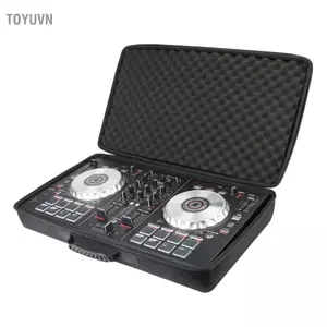 toyuvn Irfora DJ Controller Hard Case Các thiết bị tương thích Giữ an toàn Khóa kéo đôi Đệm xốp Tay cầm tiện lợi cho DDJ FLX4 400 SB2 SB3 RB