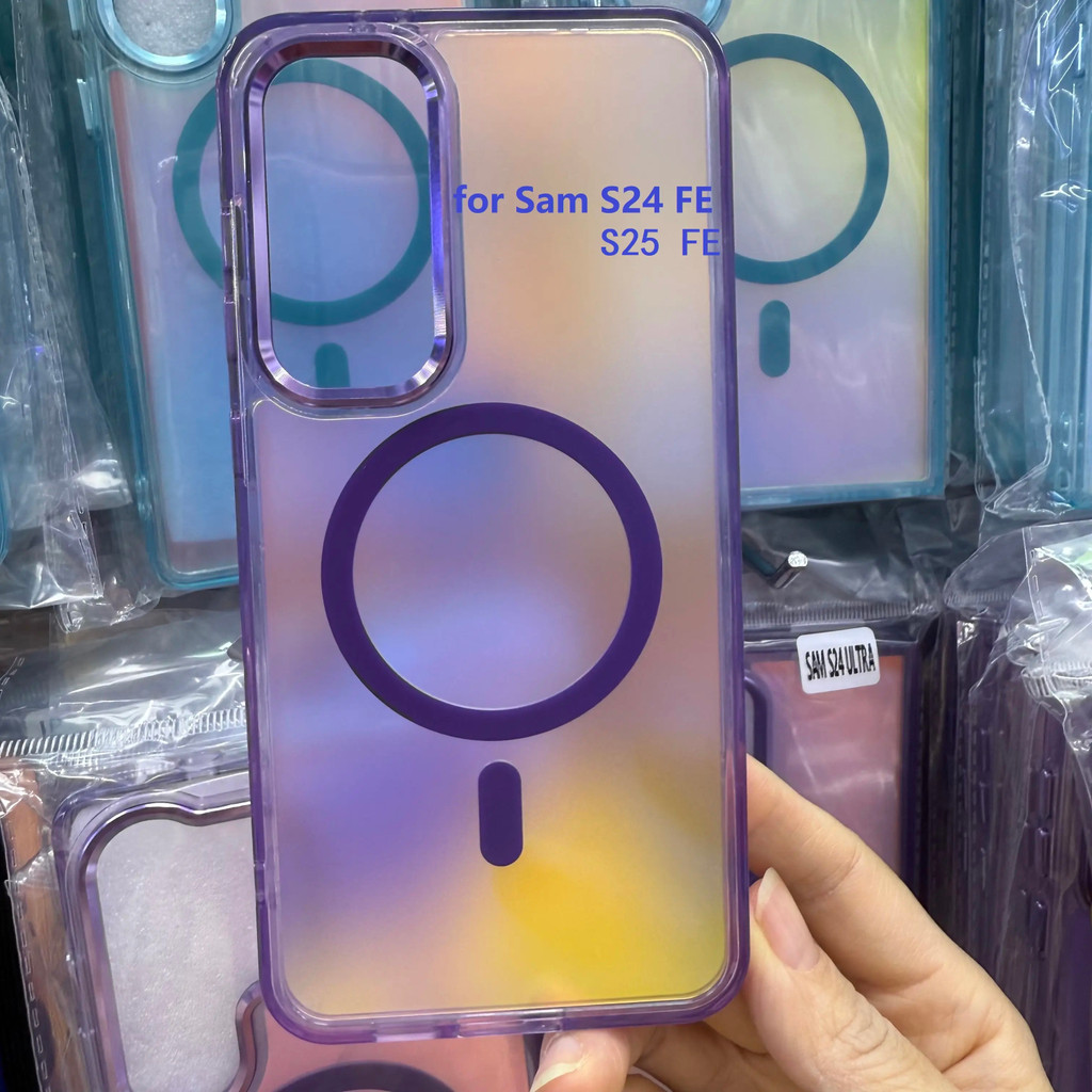 Ốp điện thoại đổi màu phù hợp cho Samsung A17 S24 FE A56 5G A55 5G S25 ultra S24 ultra S23 ultra A56 5G A16 A06 A35 A15 A05 a05s A13 a04s A54 Vỏ chống sốc mới Vỏ chống sốc