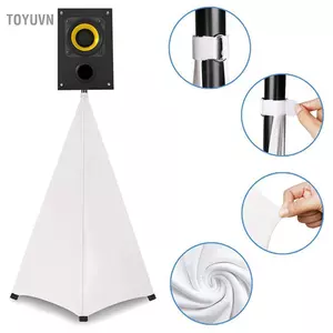 toyuvn fangzi Vỏ đế loa DJ Kéo dài Chân váy 360 độ cho buổi biểu diễn trên sân khấu Sự kiện tiệc cưới và tiệc (Không bao gồm chân máy)