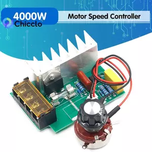 4000W 0-220V AC SCR Bộ điều chỉnh điện áp Bộ điều khiển tốc độ động cơ Bộ điều chỉnh độ mờ Đẹp