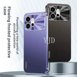 Ốp YJD Cho Honor 600 Pro Tấm ốp lưng kim loại mờ Vỏ điện thoại chống rơi