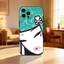 Ốp Điện Thoại T-Tokidokis Hoạt Hình TP-2 Cho iPhone17,16,15,14,13,12 Plus, Max Mềm Silicone Đen Cover