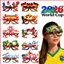 SY Ngày 23 FIFA World Cup Kính Khung Người Hâm Mộ Cổ Vũ Đạo Cụ Quốc Kỳ Bóng Đá Ngoại Vi