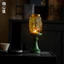 chân nến thủy tinh xanh lục bảo phong cách trung hoa cổ điển đèn nến thơm decor bàn trà thiền phụ kiện trang trí gốm sứ