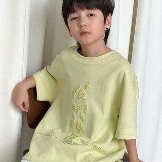 [Dou Dou Kid] AP78 Áo Thun Trẻ Em Thiết Kế Độc Đáo Màu Hồng Và Xanh Cốm Phong Cách Thời Trang Hiện Đại