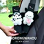 Pochacco Dây An Toàn Ô Tô Miếng Lót Vai Fuzzy Bảo Vệ Cổ Phụ Kiện Nội Thất Ô Tô Kawaii Sang Trọng Đai An Toàn Vỏ Bảo Vệ