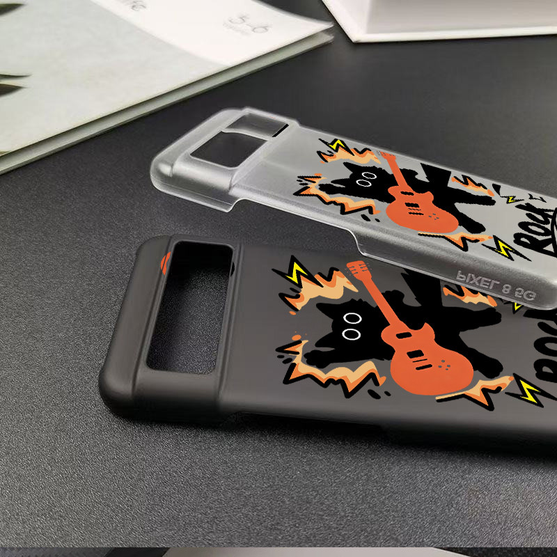 Dành Cho Google Pixel 11 Pro 10A 10 Pro XL 9A Pixel 8 7A 7Pro 6A 5A "ROCK Cat" Micro Matte Mỏng Vỏ Điện Thoại / Quấn Nửa Google Pixel Cover