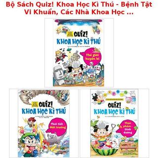 Bộ Sách Quiz! Khoa Học Kì Thú - Bệnh Tật Vi Khuẩn, Các Nhà Khoa Học Thiên Tài, Cơ Thể Con Người,Năng Lượng,...