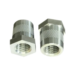ONE 2 Chiếc Nâng Cấp Thiết Bị Đầu Cuối Nhôm 12Mm Có Lỗ Ren Để Chuyển Đổi Nhanh Sang Kẹp Phong Cách Kết Nối