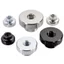GB806 Mạ kẽm mạ kẽm mạ kẽm màu đen Đầu cao Vít tay Đai ốc đầu lớn Nắp vít đôi M3M4M5M6M8M10 SWPQ