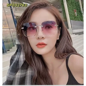 Kính Mát Gọng Vuông Không Viền Thời Trang,Phong Cách,Thanh Lịch Dành Cho Nữ ALE3