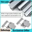 Belleshopp Chốt Chốt Bấm 2 Chiếc Tủ Phần Cứng Bằng Thép Không Gỉ Vỏ Lò Xo Bắt Chuyển Đổi