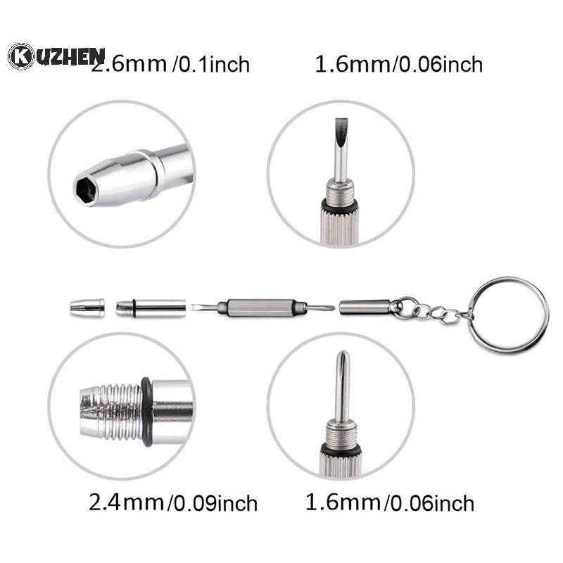 Bộ vít sửa chữa kính 18 trong 1 KUZHEN Ultimate | Miếng đệm mũi chính xác, Mũ đệm & Ốc vít không khung để điều chỉnh kính mắt & Maint HOT