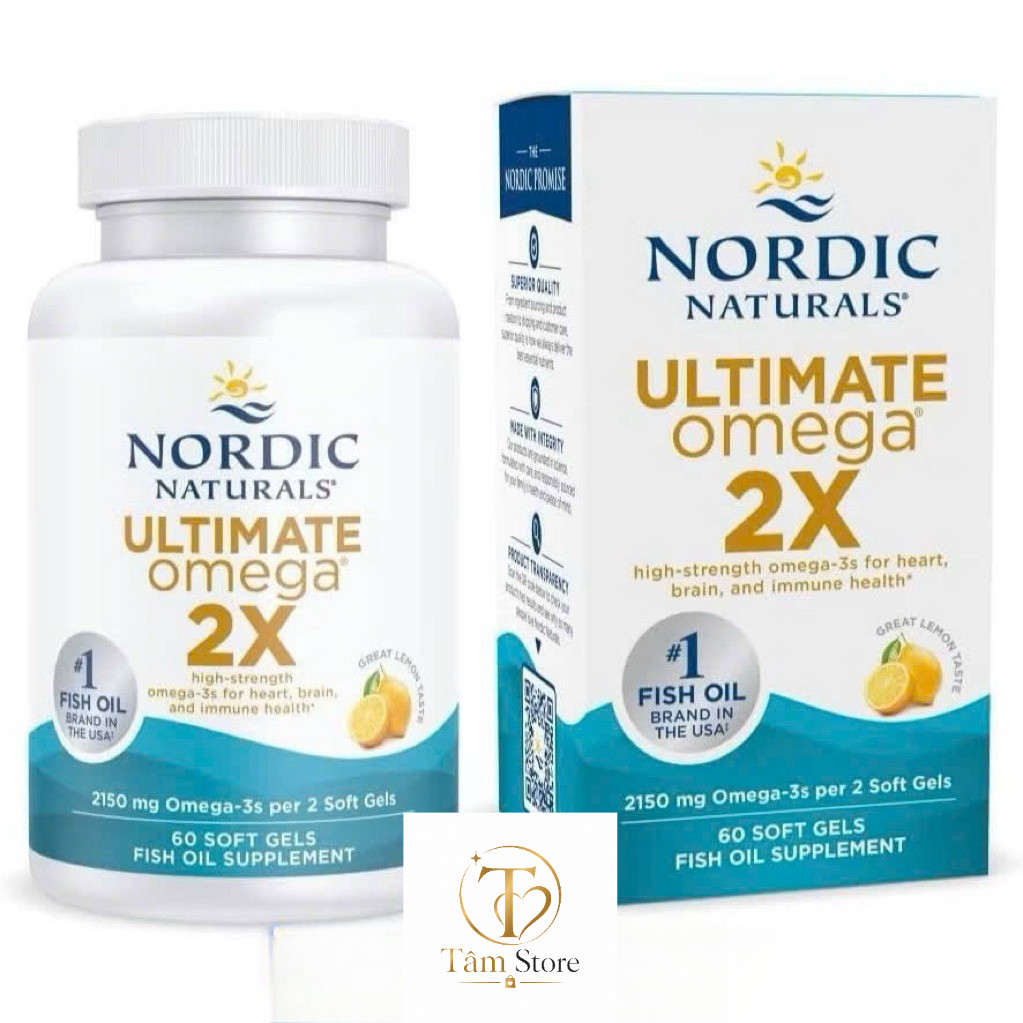 Viên Uống Omega 3 Nordic Naturals Ultimate Omega 2X - Hỗ Trợ Tim Mạch ...