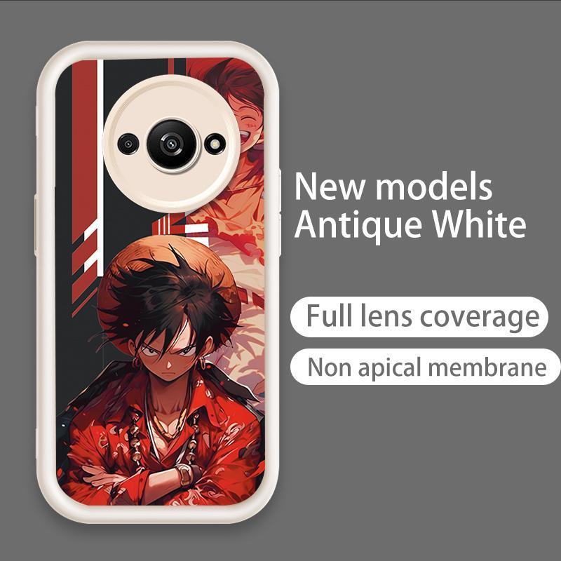 Ốp Lưng Cho Redmi A3 / POCO C61 4G Hoạt Hình Silicon Mềm TPU One Piece Five Gear Luffy Angel Eye Vỏ Điện Thoại Chống Sốc
