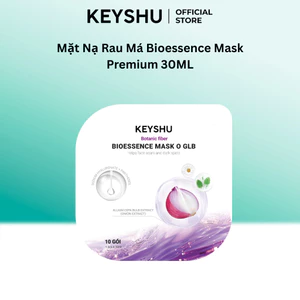 Miếng Mặt Nạ Hành Tím Botanic Fiber KEYSHU Dưỡng Ẩm, Hỗ Trợ Mờ Sẹo, Vết Thâm 1 Miếng 30ML