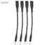 Guansfs Guansfs Wisoqu 4 Đầu Nguồn Laptop Cáp DC 7.4x5.0mm đến 4.5x3.0mm với Màu Đen Xuất Hiện Bộ Chuyển Đổi Di Động cho Wisoqu51neu6ism7