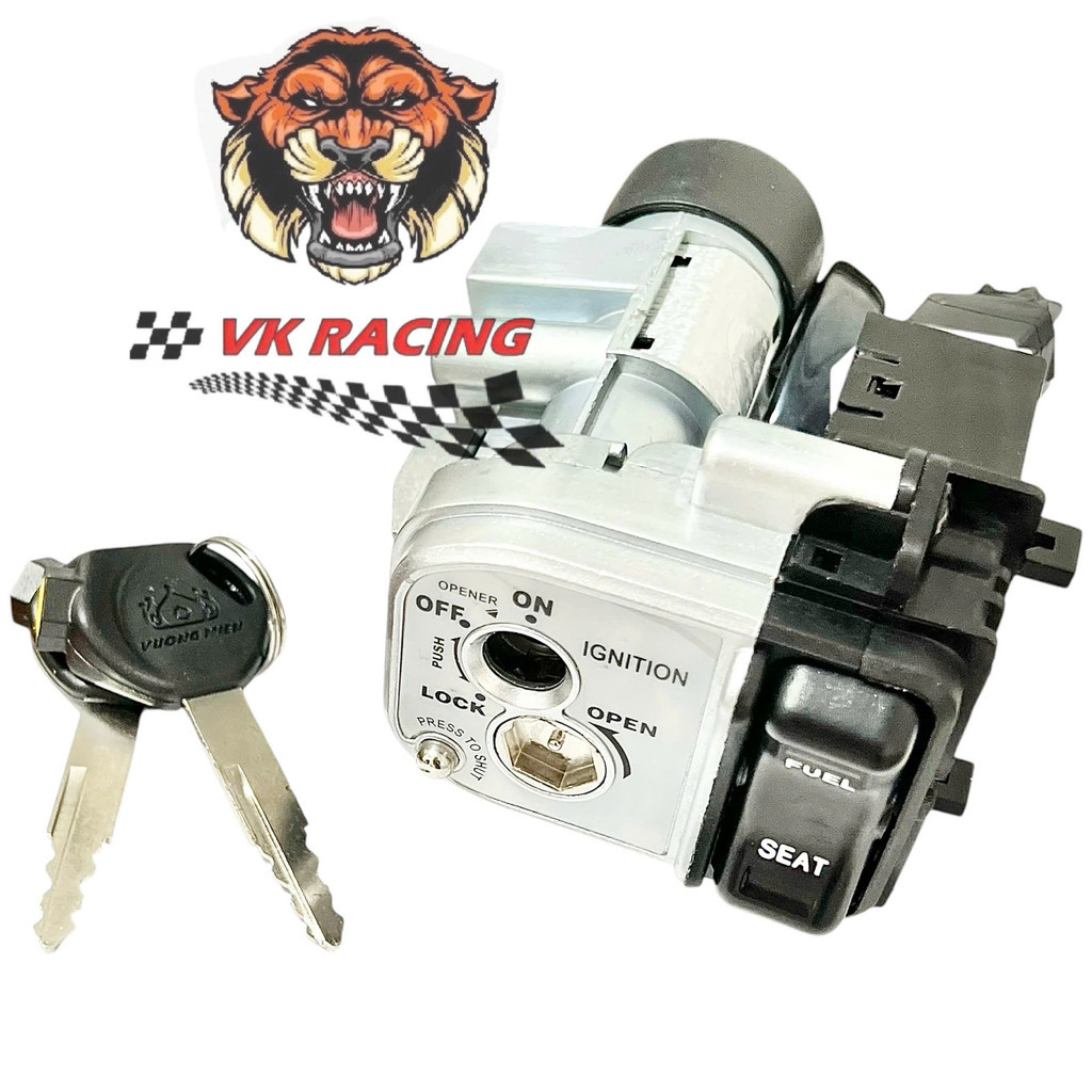 Bộ ổ khoá trước sau ab 125 - ab 2013 dây vương niệm